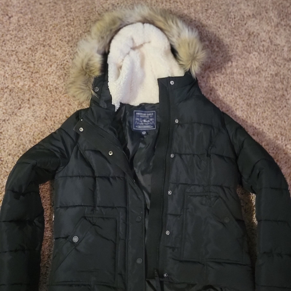 American Eagle Hooded Puffer Jacket New Without Tags OBO Sz Large